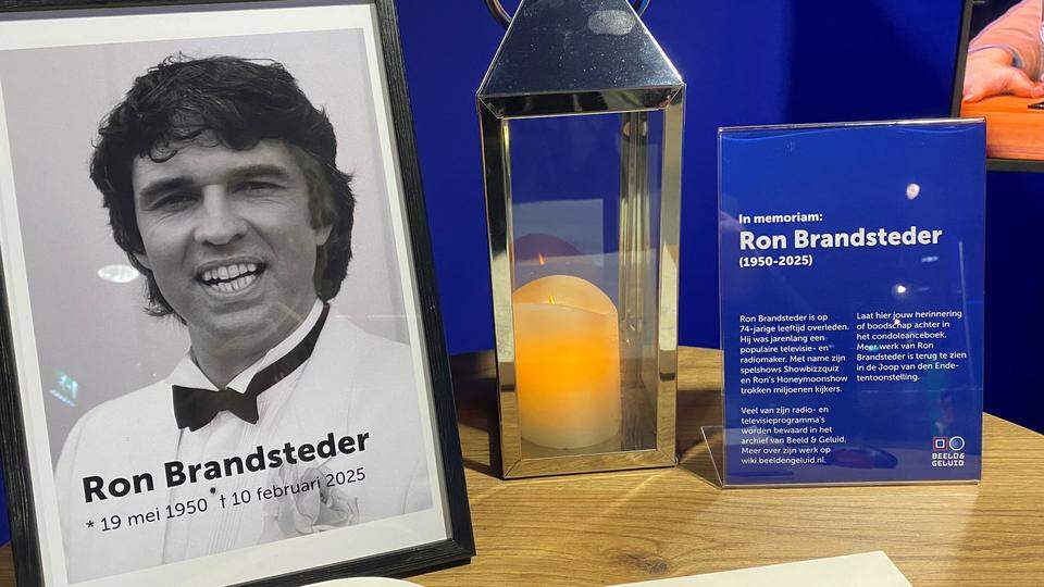 Condoleanceregister In Beeld Geluid Voor Mediaheld Ron Brandsteder