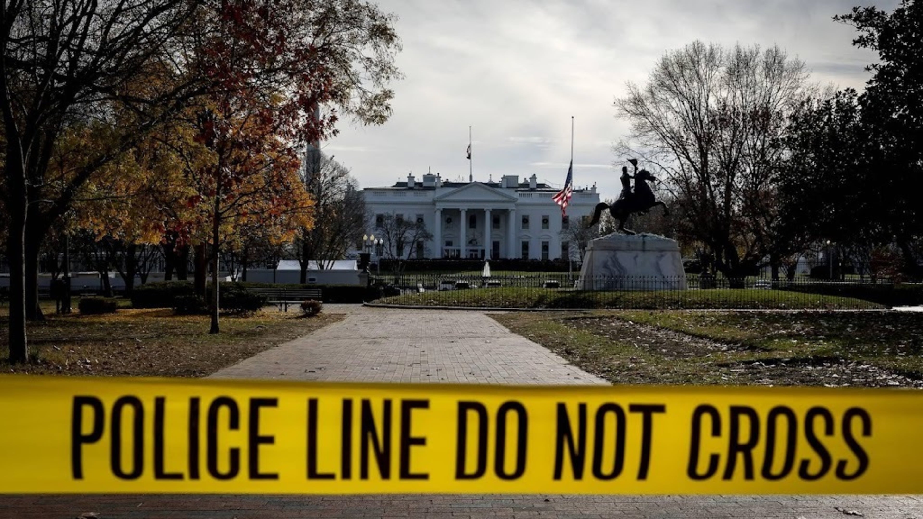 White House on lockdown after shots reported nearby