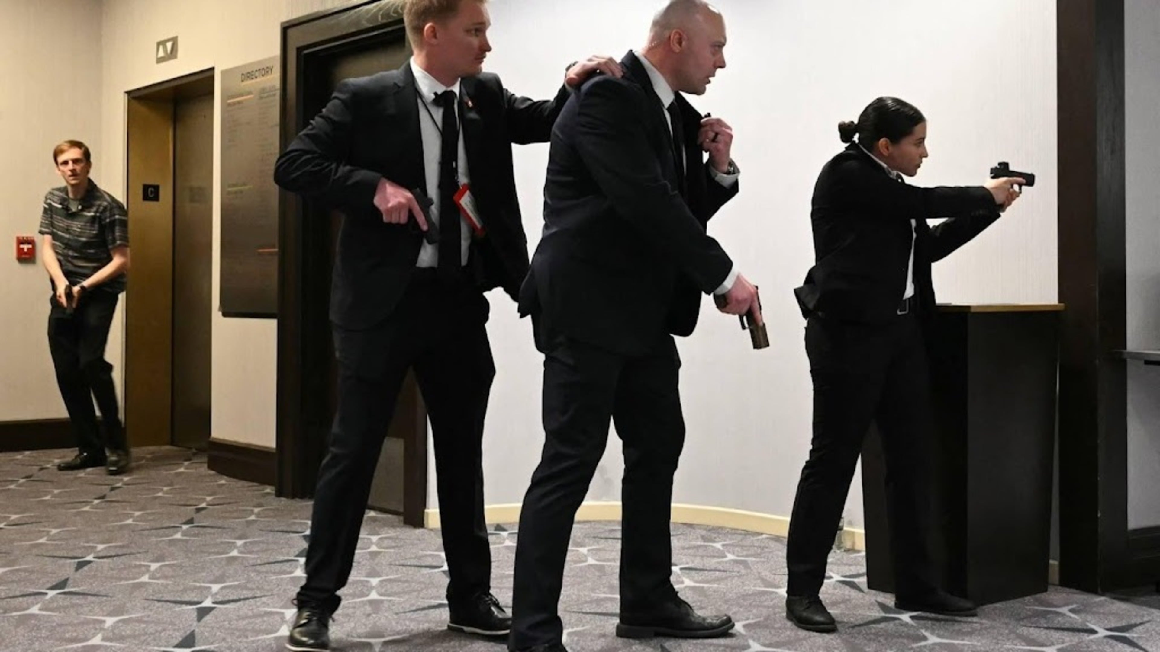 Trump evacuated from stage at White House Correspondents' Dinner