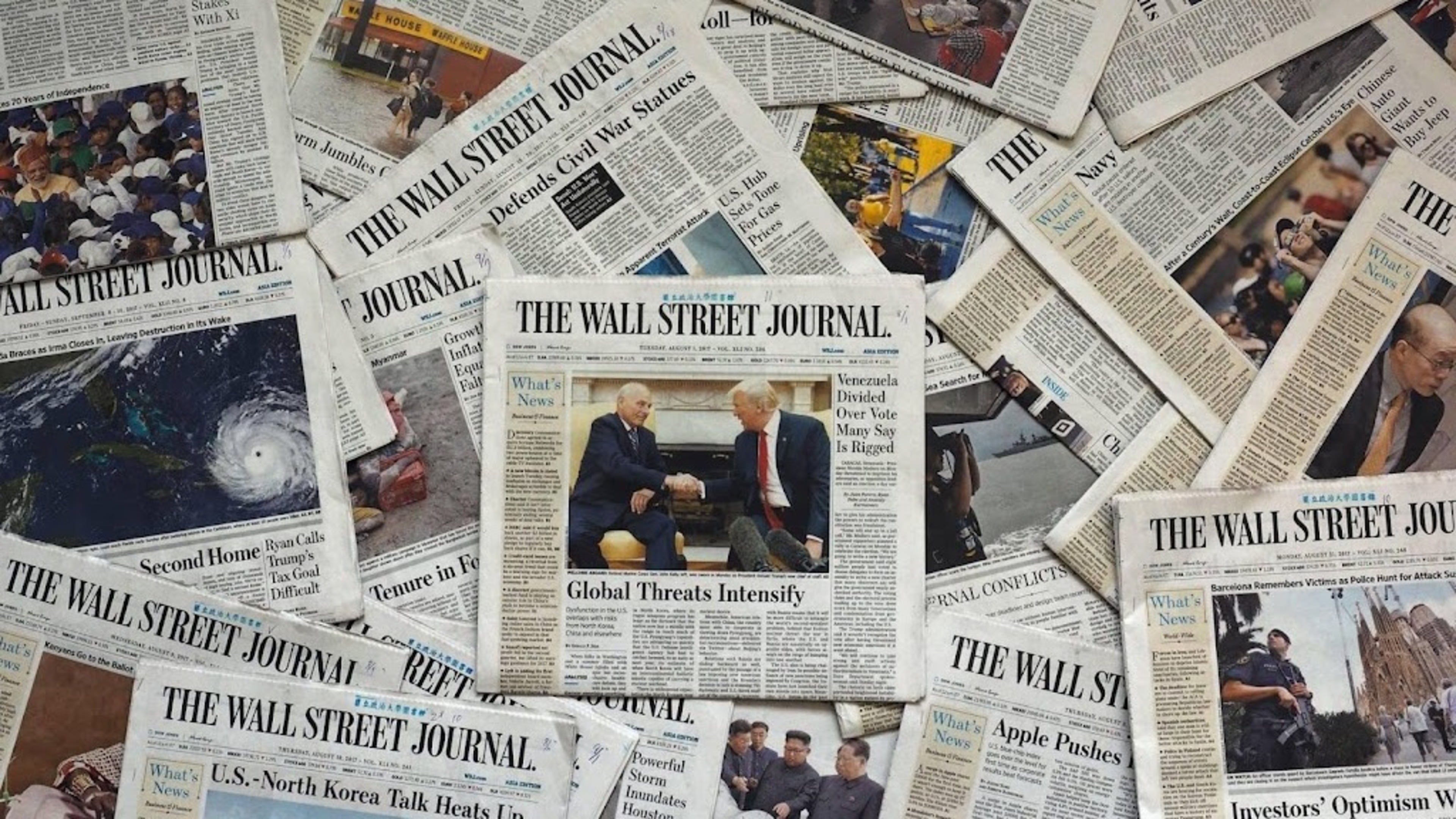 Trump again demands billions from American business newspaper