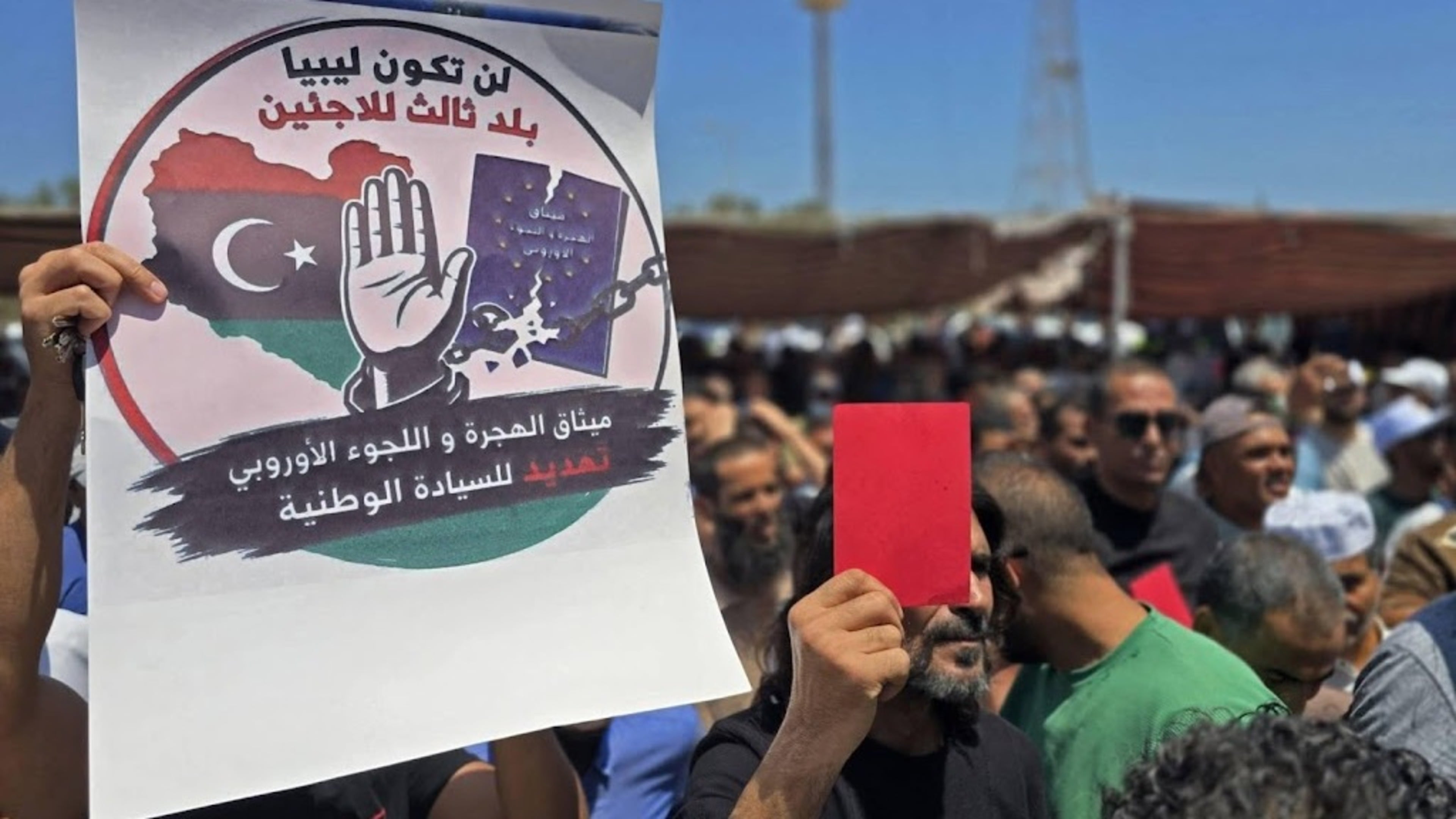 Protest in Libya against UN refugee agency over migration