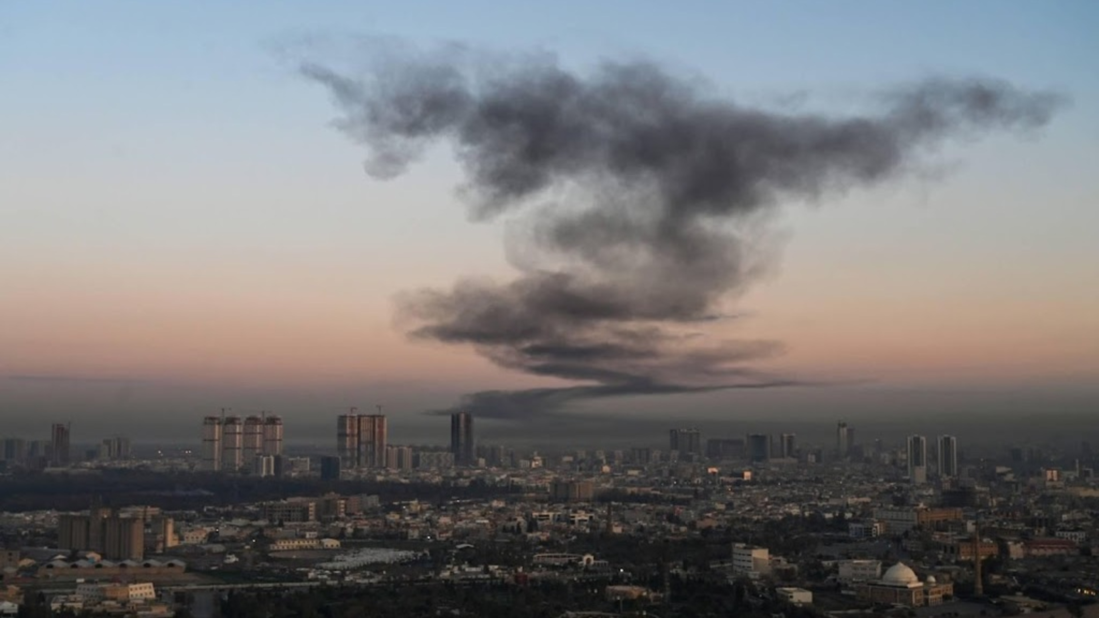 Explosions at Iraqi airport where US troops are potentially stationed