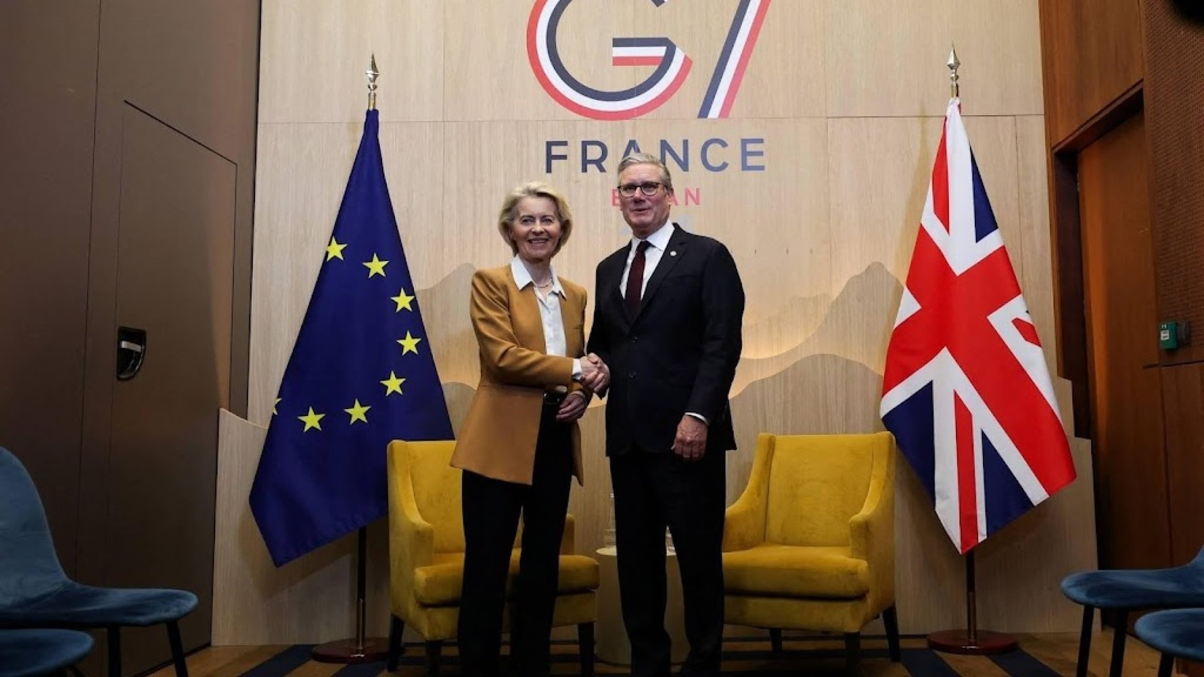EU chief Von der Leyen thanks 'statesman' Starmer
