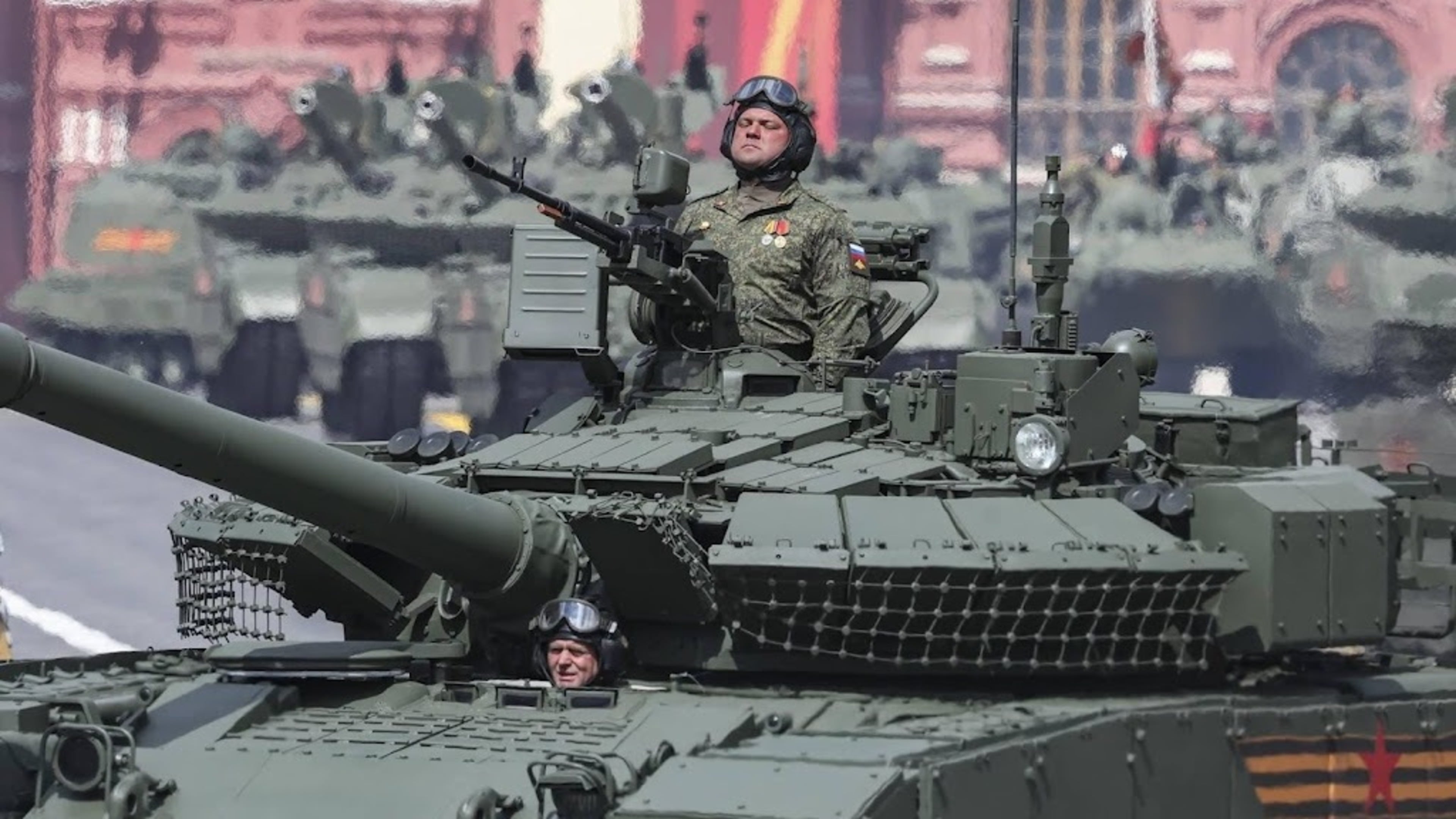 Videos replace tanks at Moscow’s annual military parade