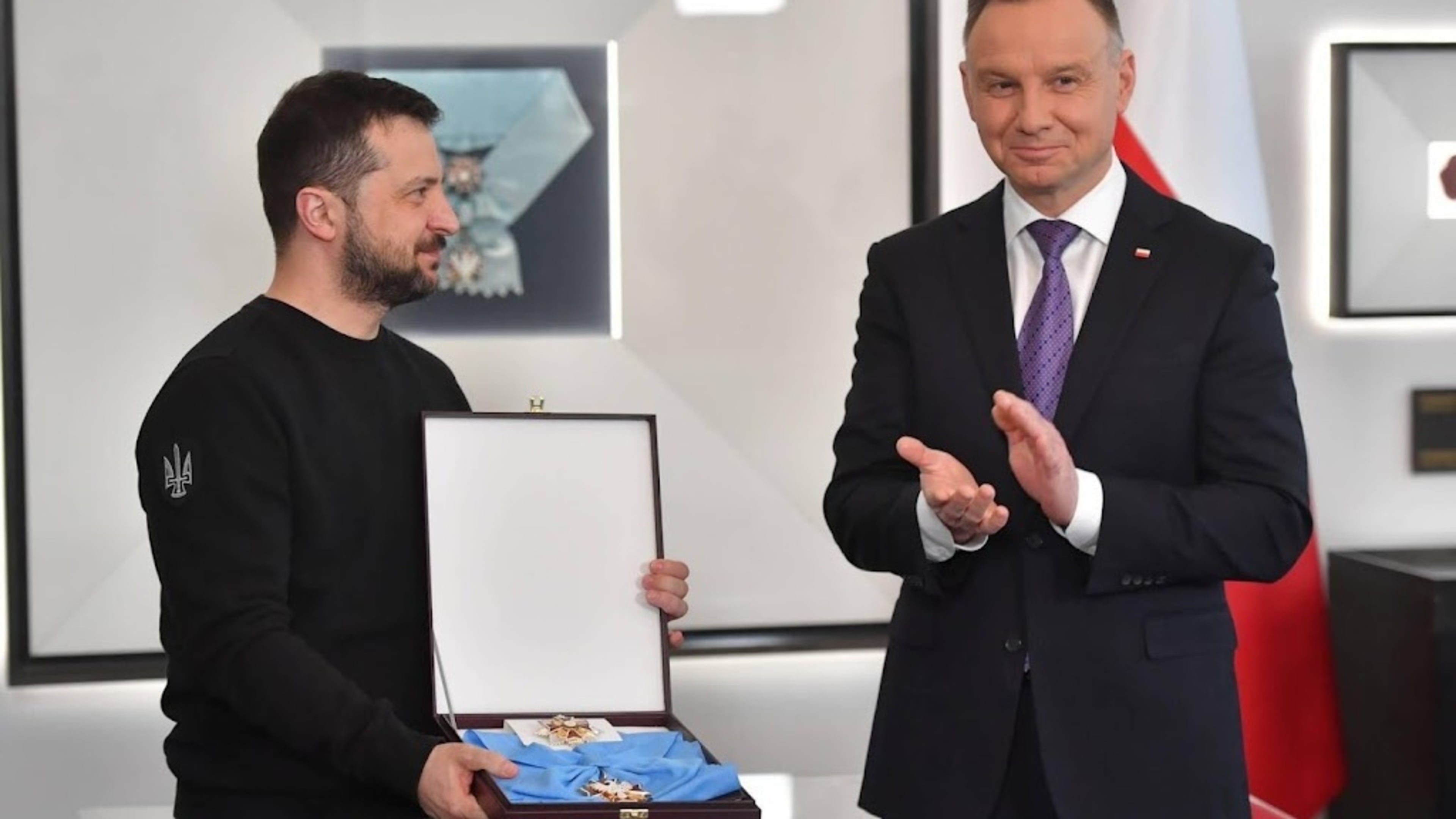 Poland strips Zelenskyy of award over diplomatic row