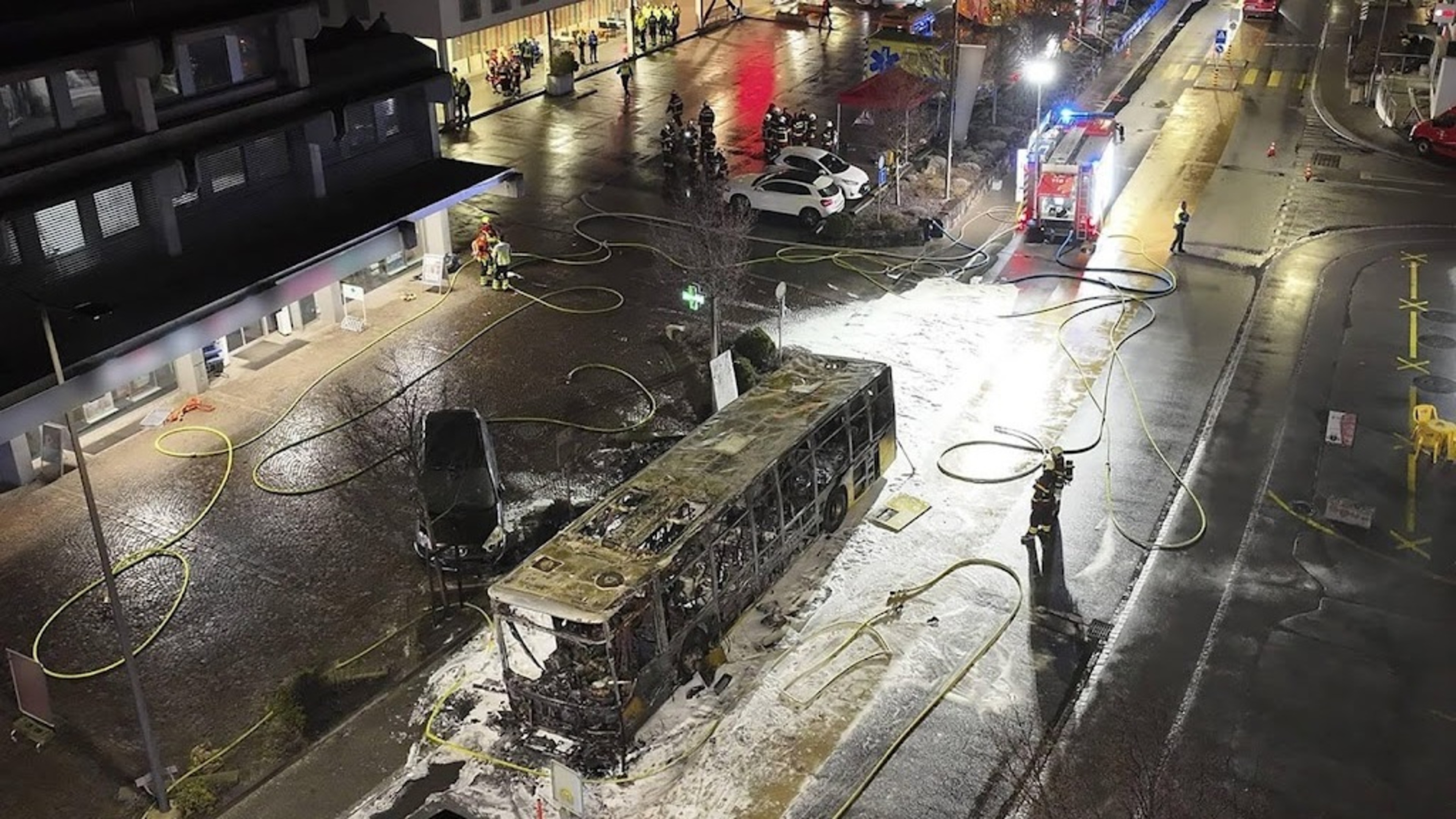 Police rule out terrorism after deadly bus fire in Switzerland