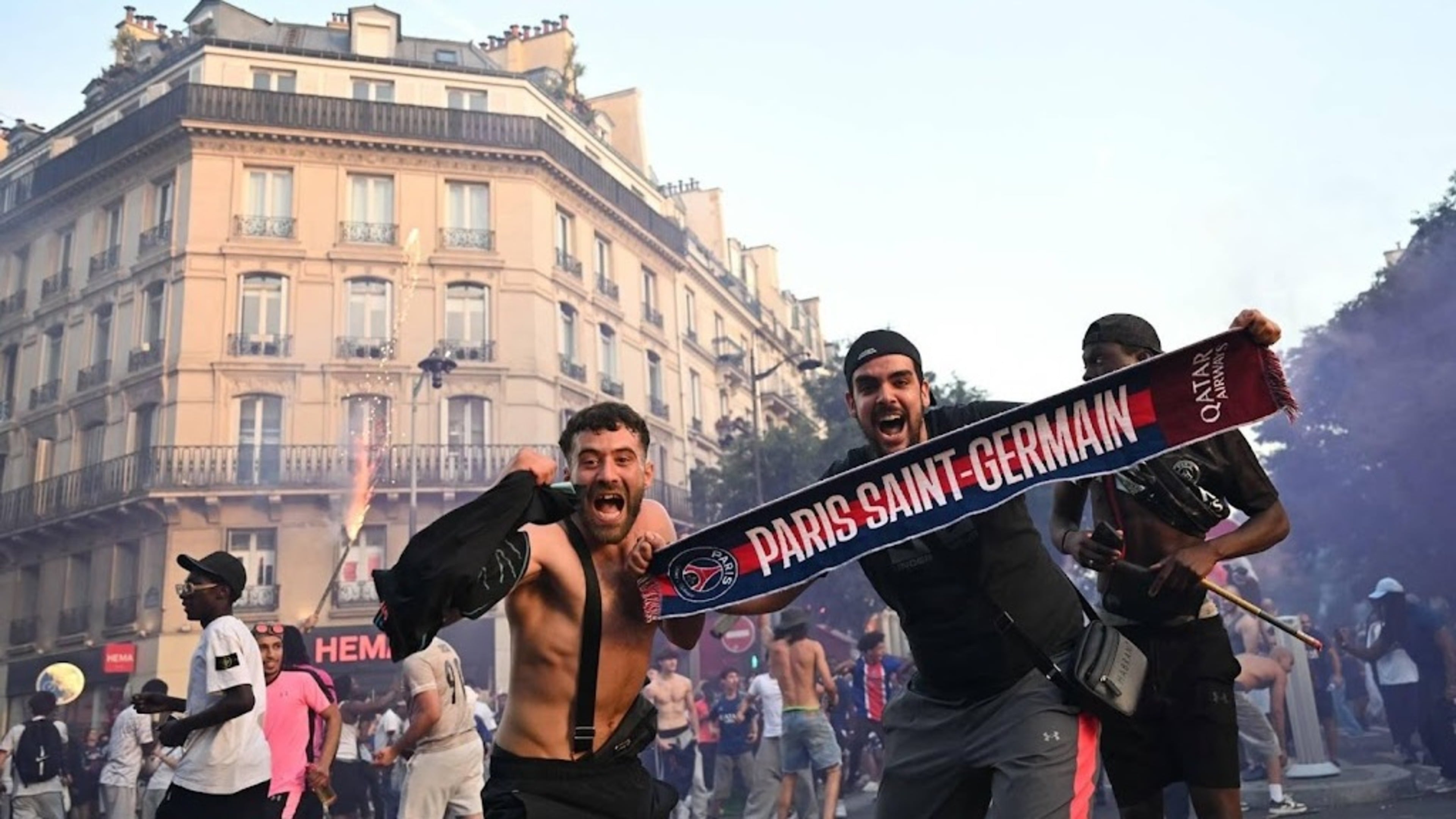 Central Paris mayor wants ban on cup win celebrations