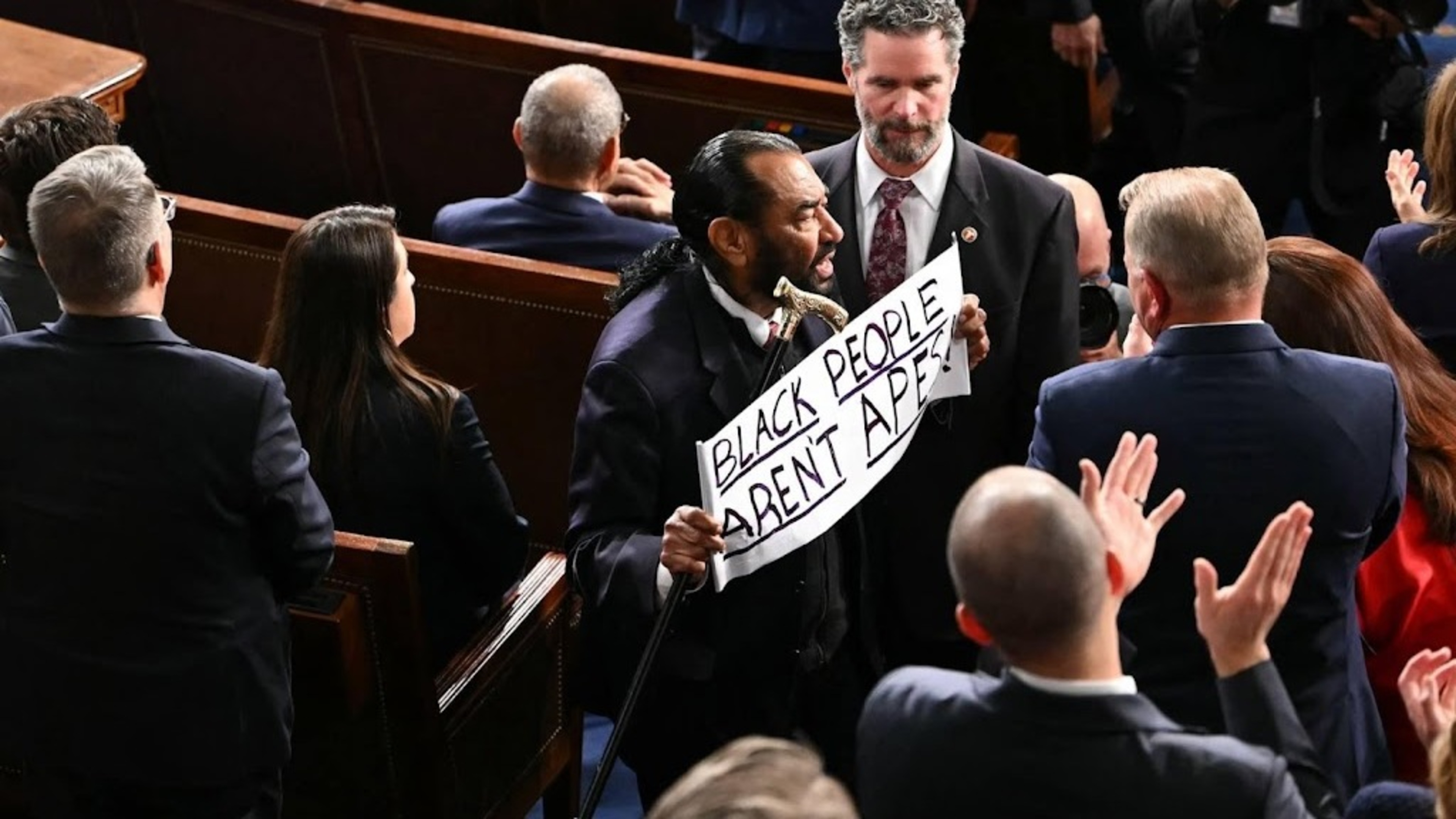 Democrat ejected from chamber during Trump's State of the Union