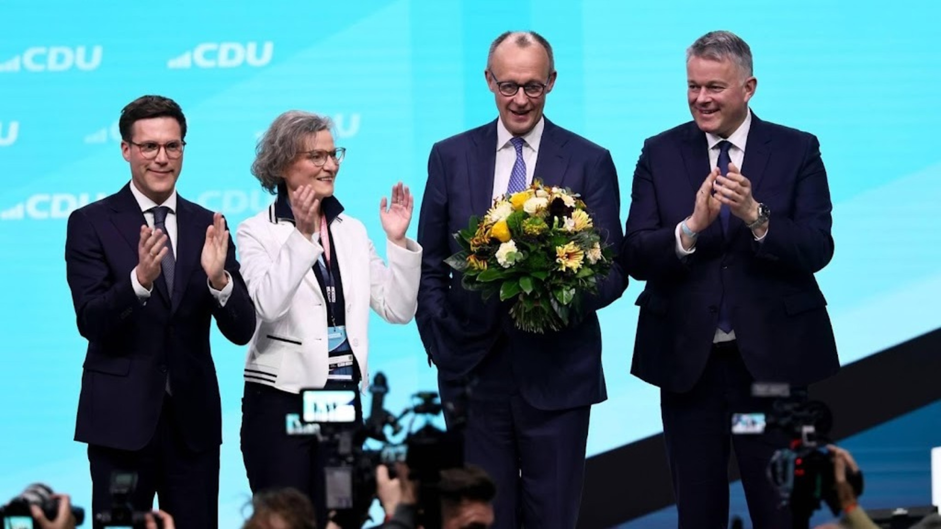 Merz re-elected CDU leader with 91 percent of the vote