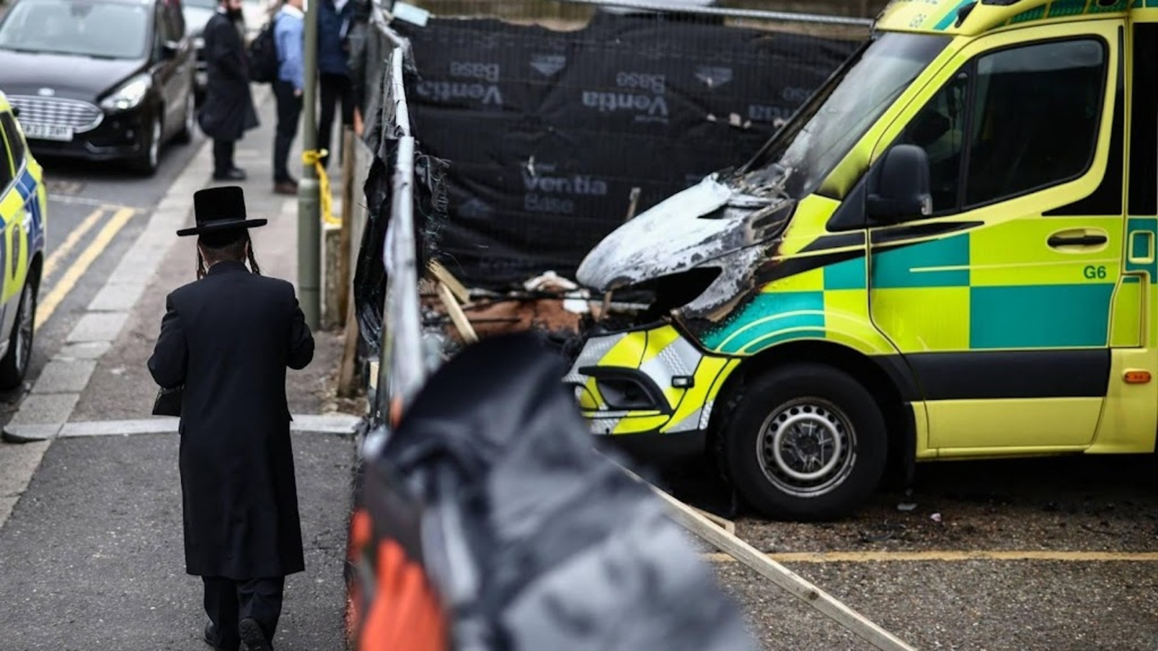 Men charged over arson attack on Jewish ambulances in London