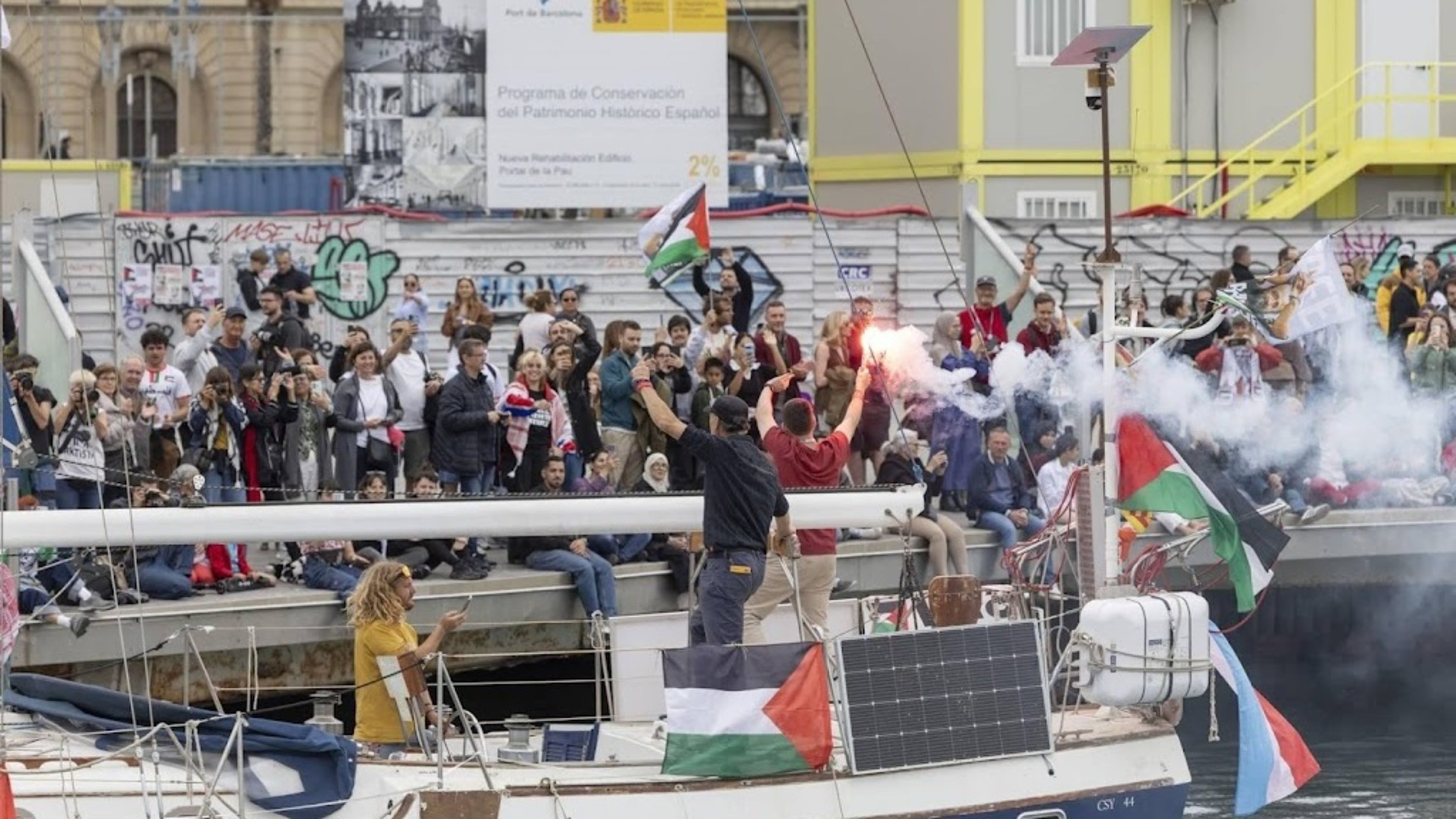 Israel intercepts Gaza flotilla off the coast of Crete