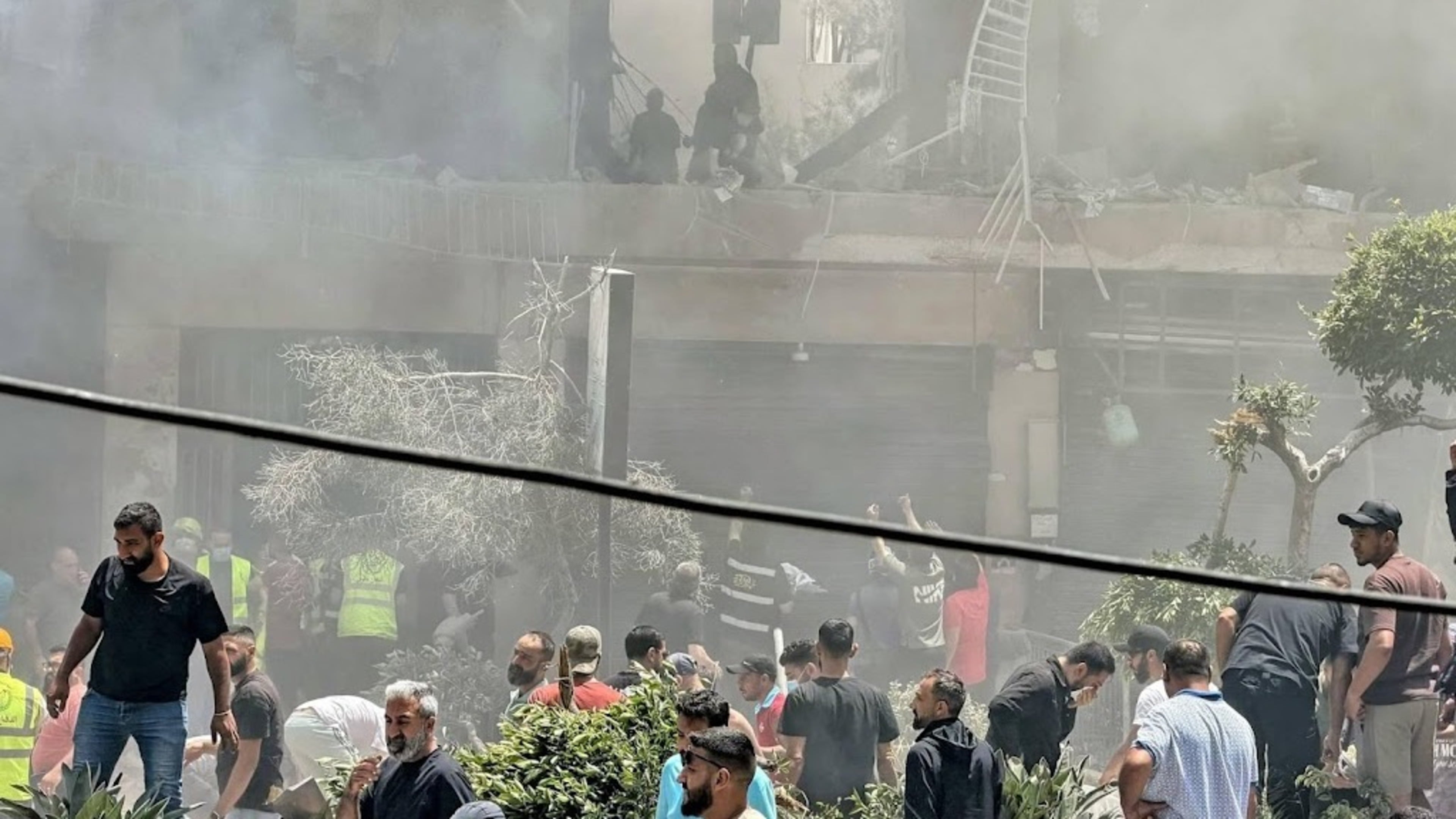 Israel strikes southern suburbs of Beirut