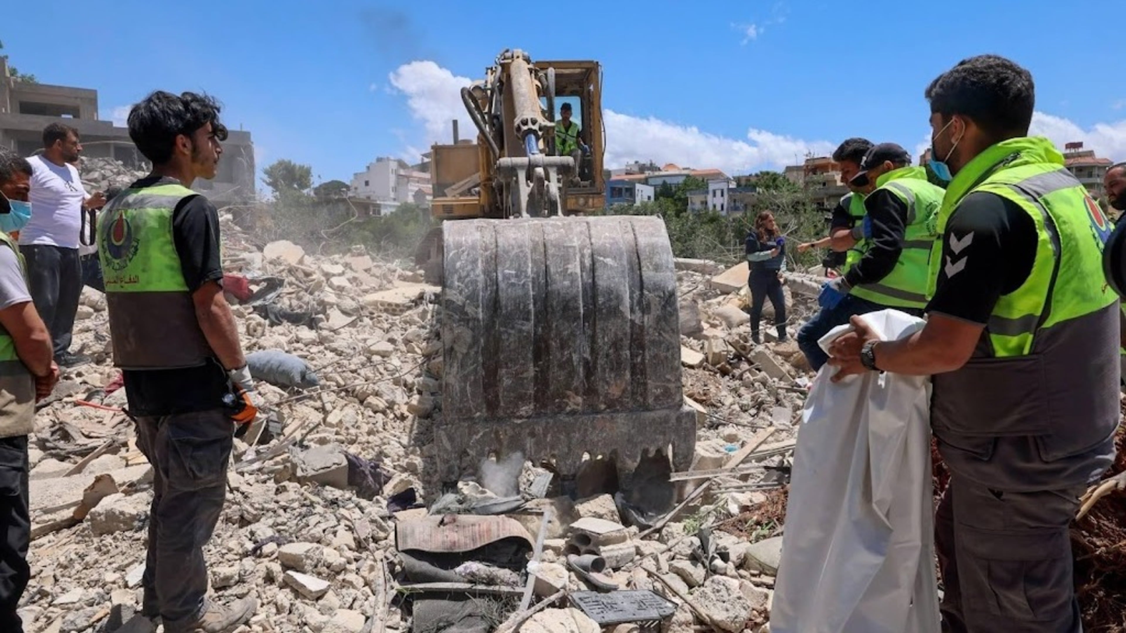 Rescue workers killed in Israeli strikes on Lebanon