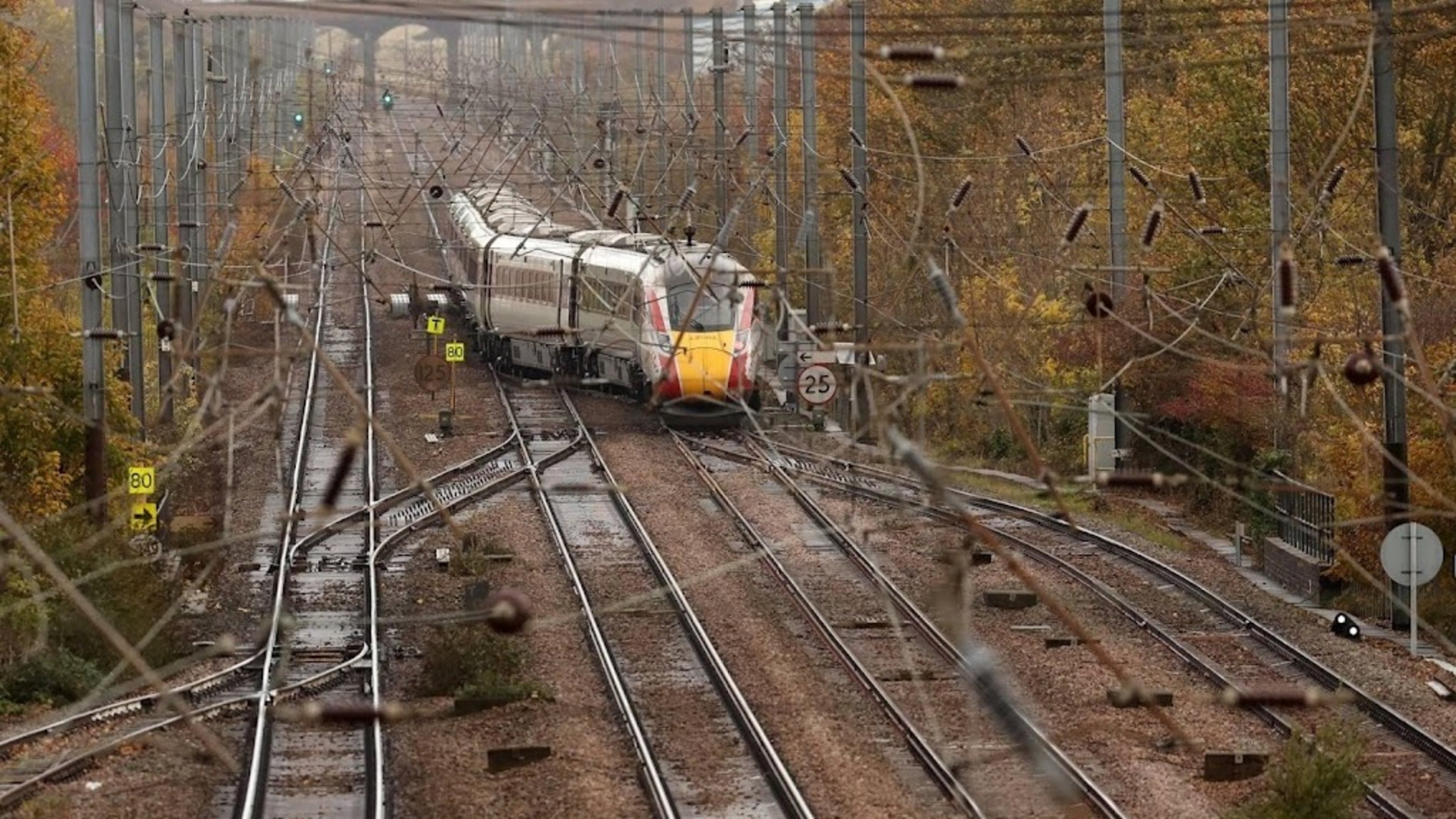 Two trains collide north of London