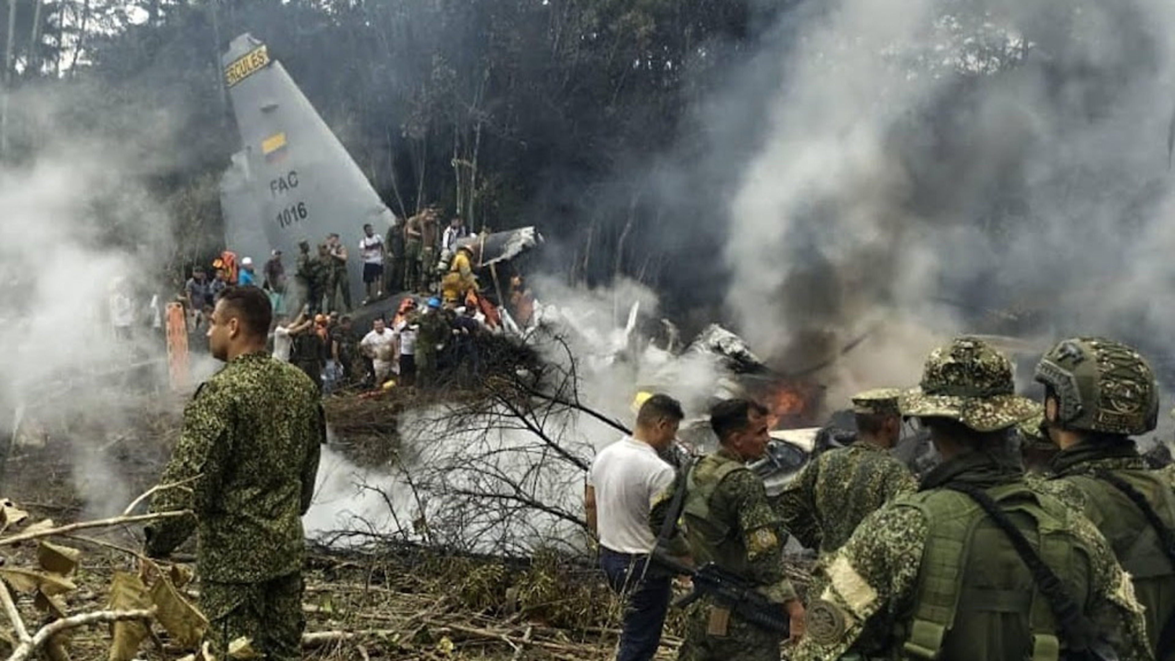 One dead, dozens injured in Colombia plane crash