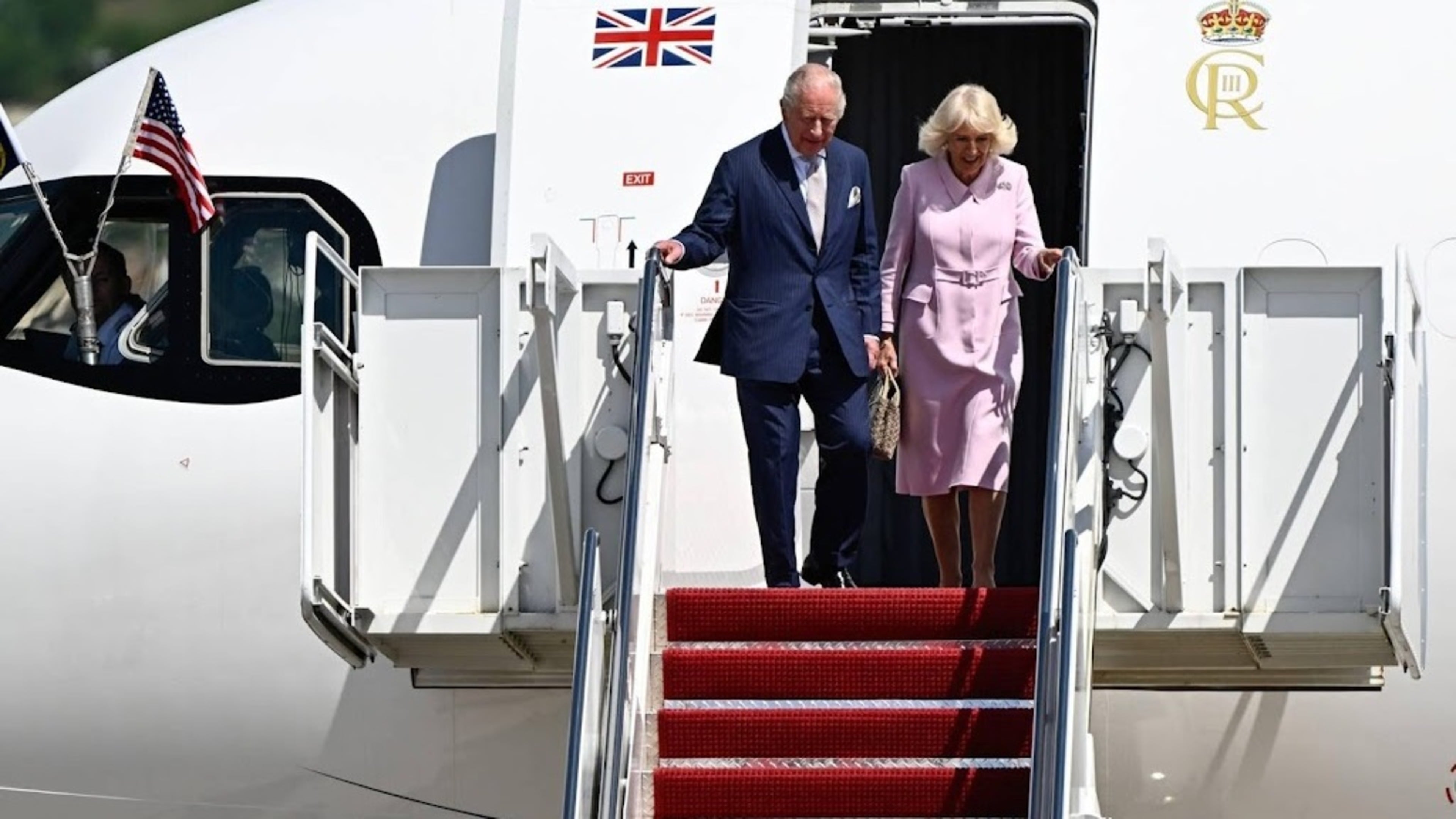 King Charles arrives in US for state visit