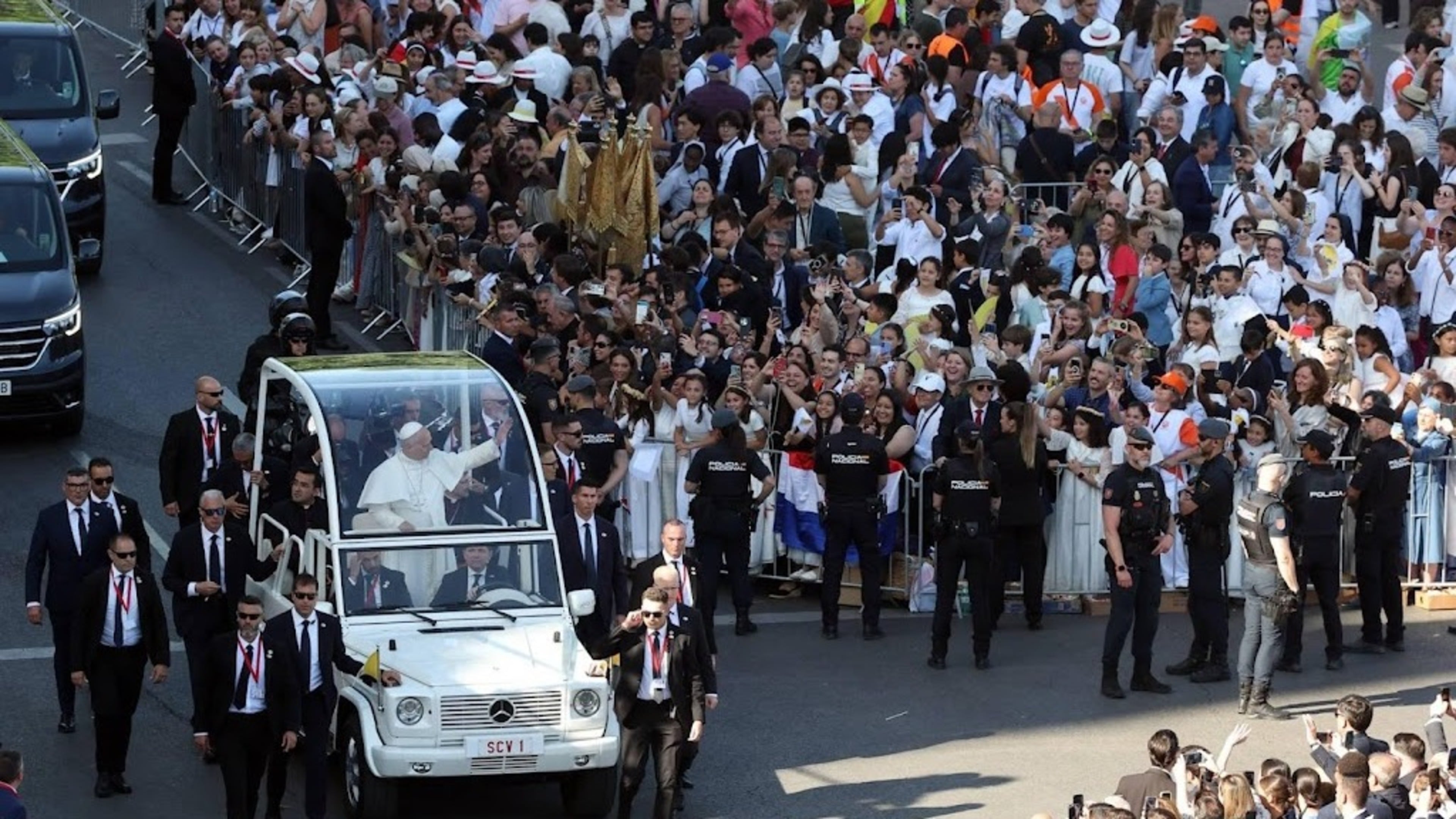 More than a million attend papal mass in Madrid