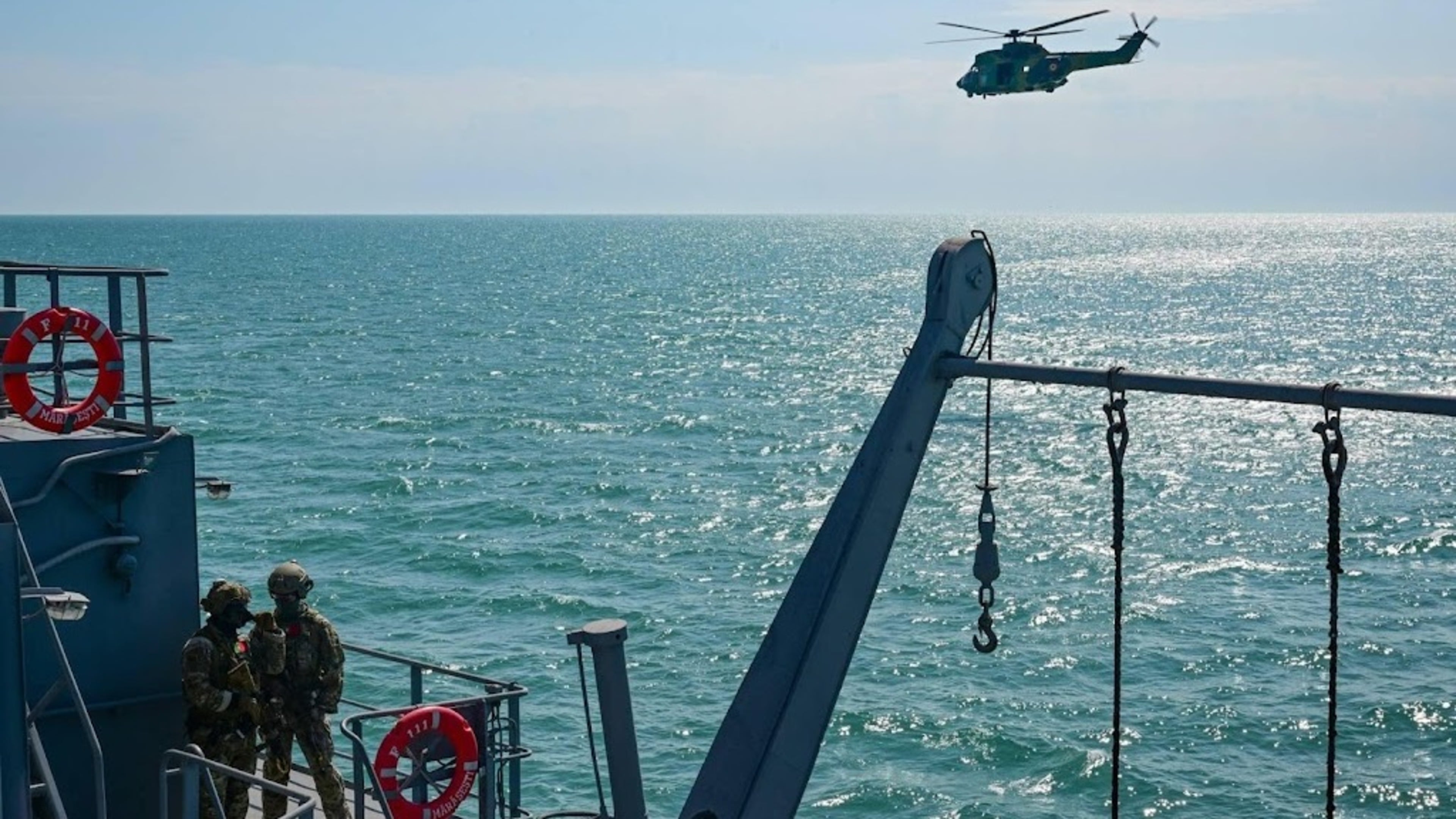 'Foreign' sea drone explodes in Romanian port