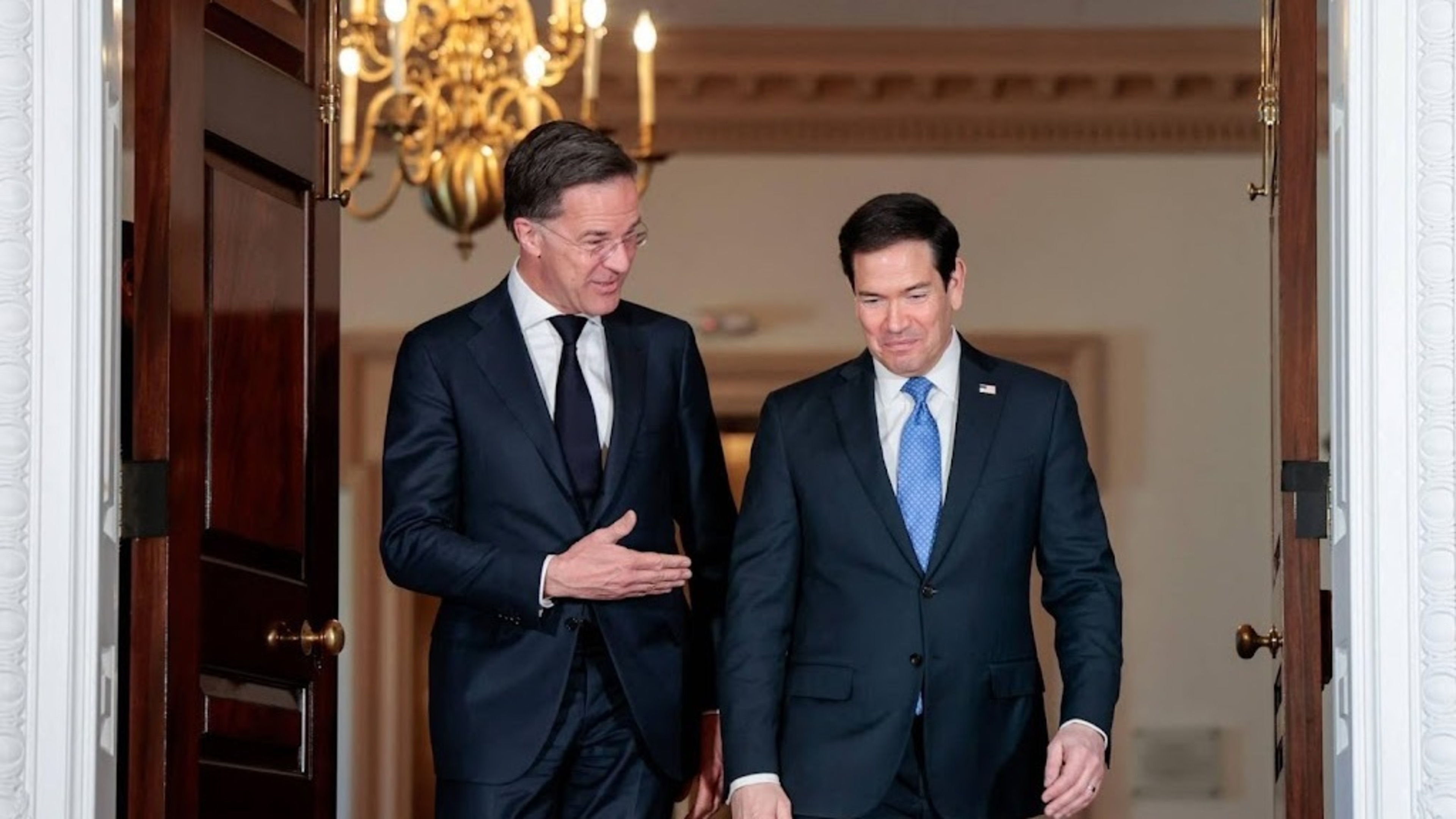 Rutte backs Trump in criticism of European allies over Iran
