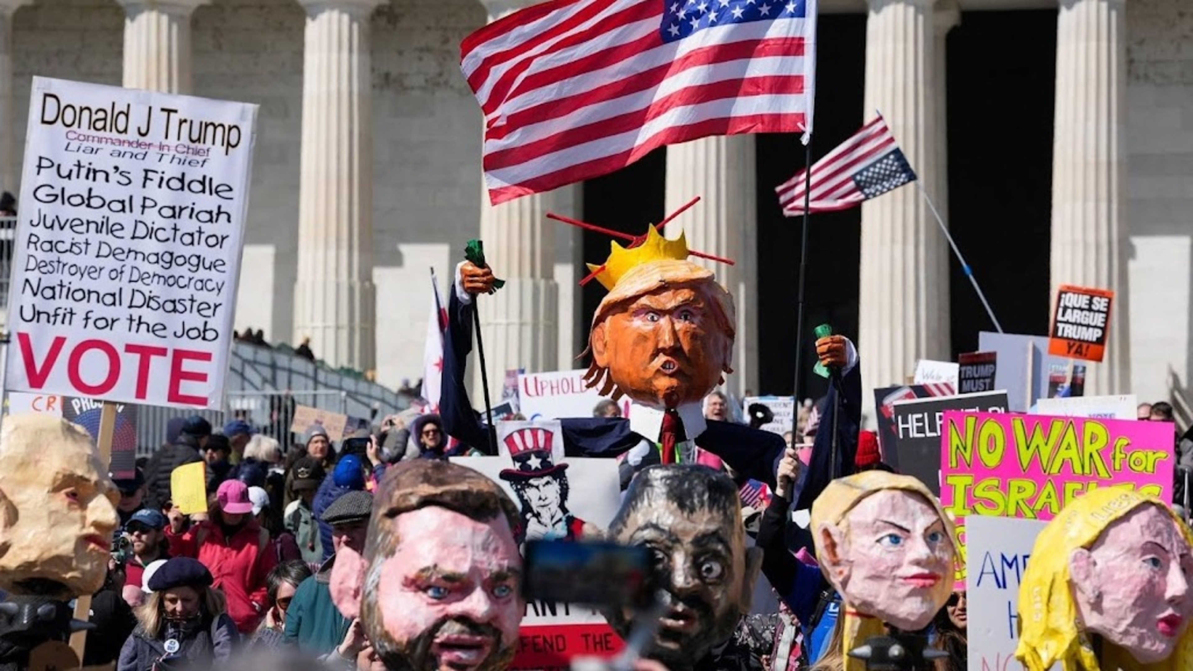 Millions expected at thousands of demonstrations in the US