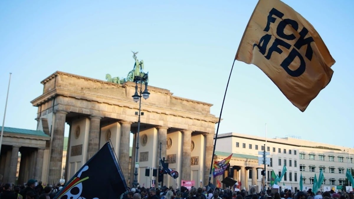Duizenden betogen in Berlijn tegen AfD