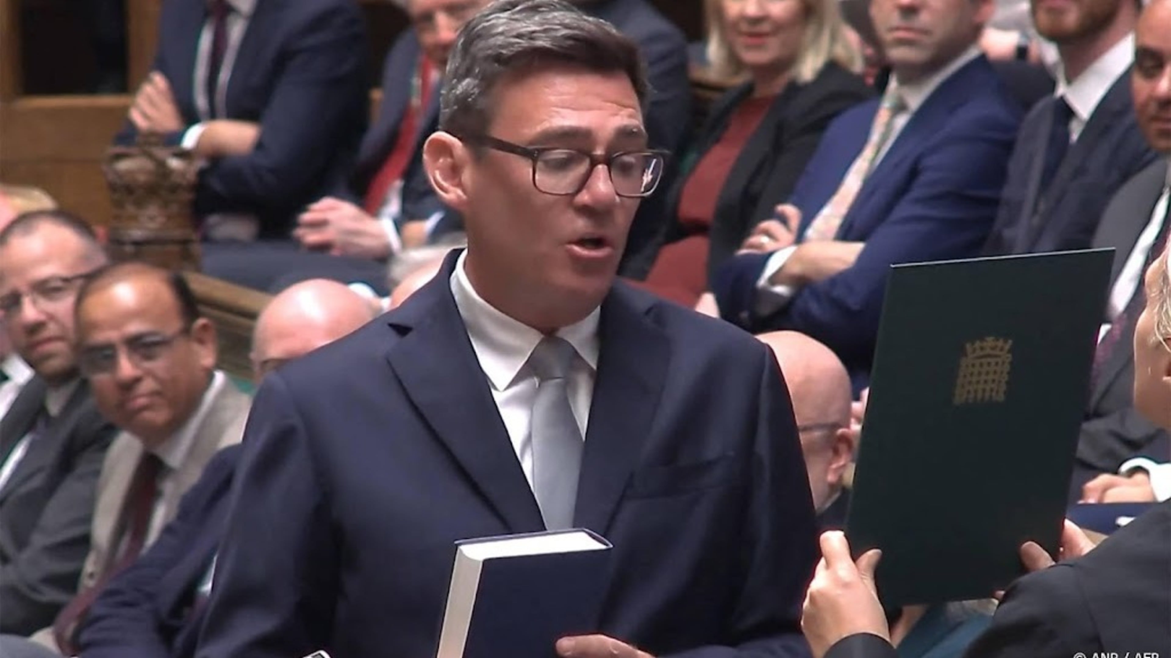 Andy Burnham sworn in as MP in British Parliament