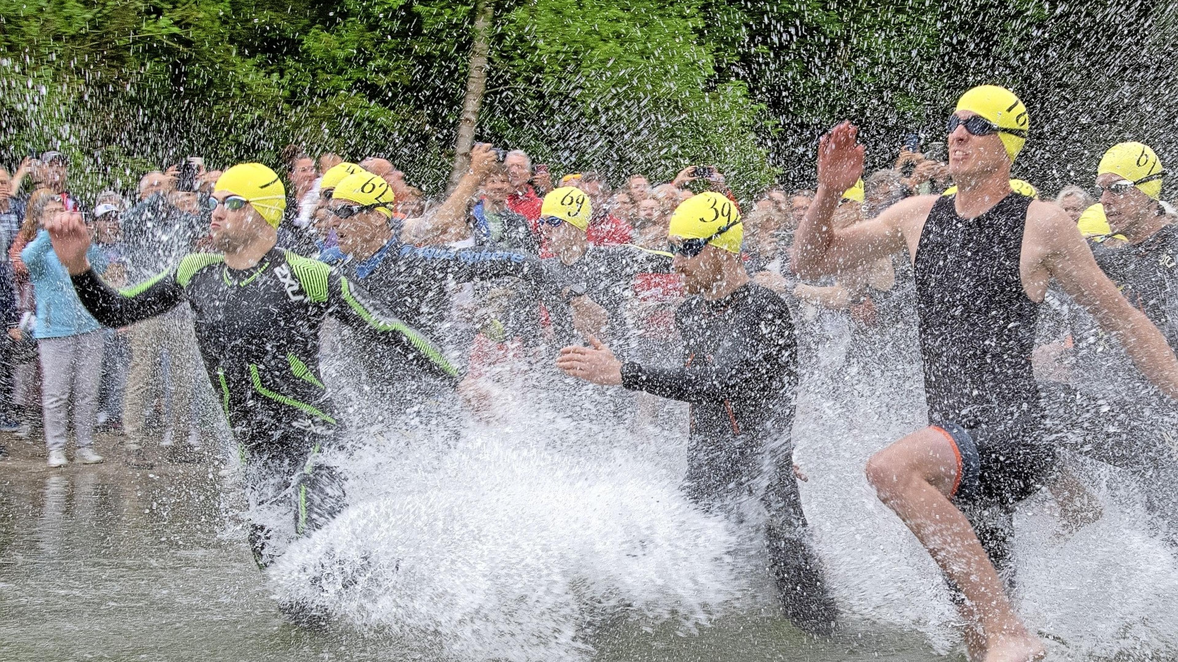 Sprint Triatlon Nederhorst den Berg afgelast vanwege tropische temperaturen: ’Dit is het veiligst vo