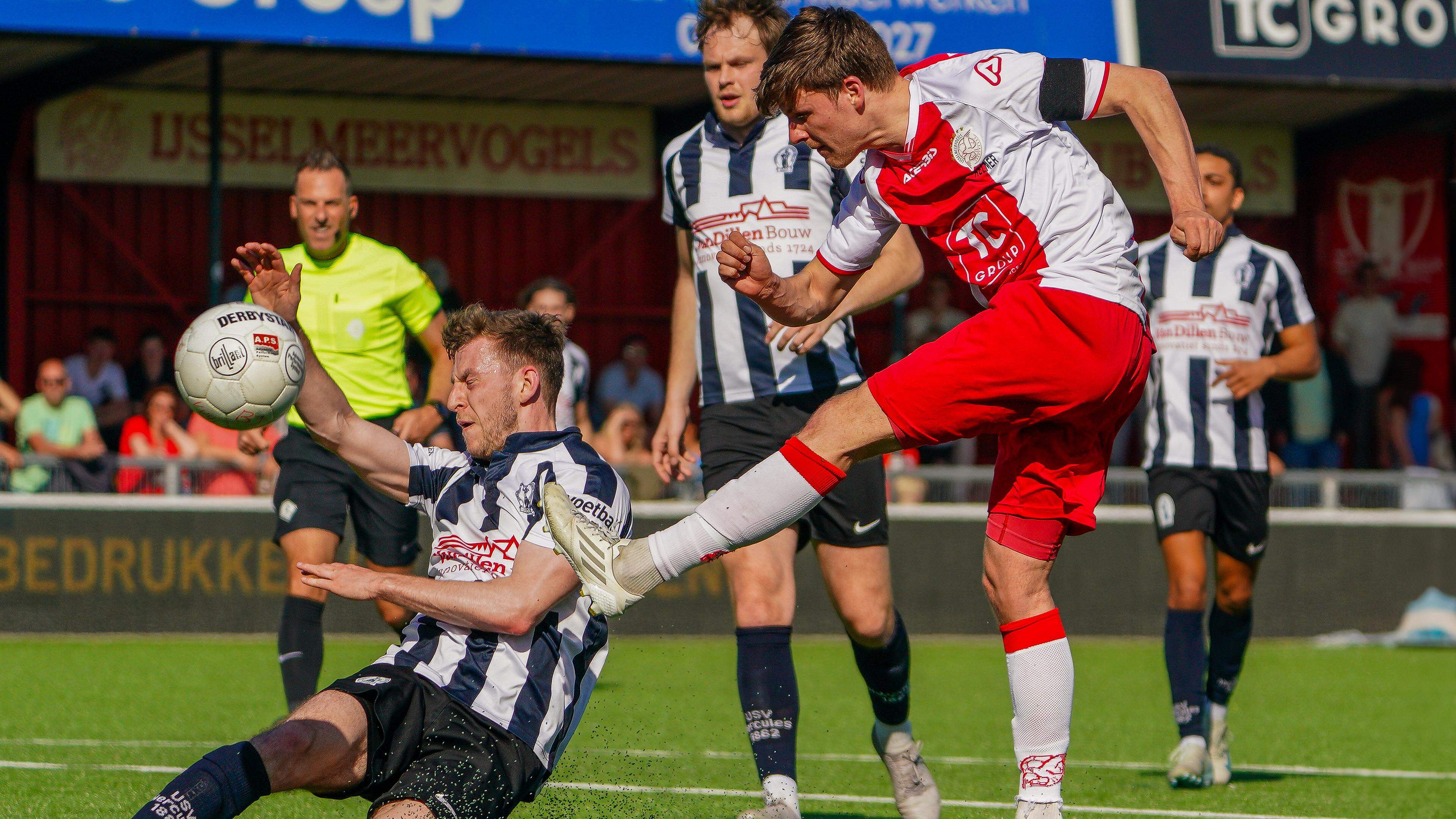 Kampioen IJsselmeervogels neemt op eigen veld simpel revanche voor eerdere nederlaag in Ermelo