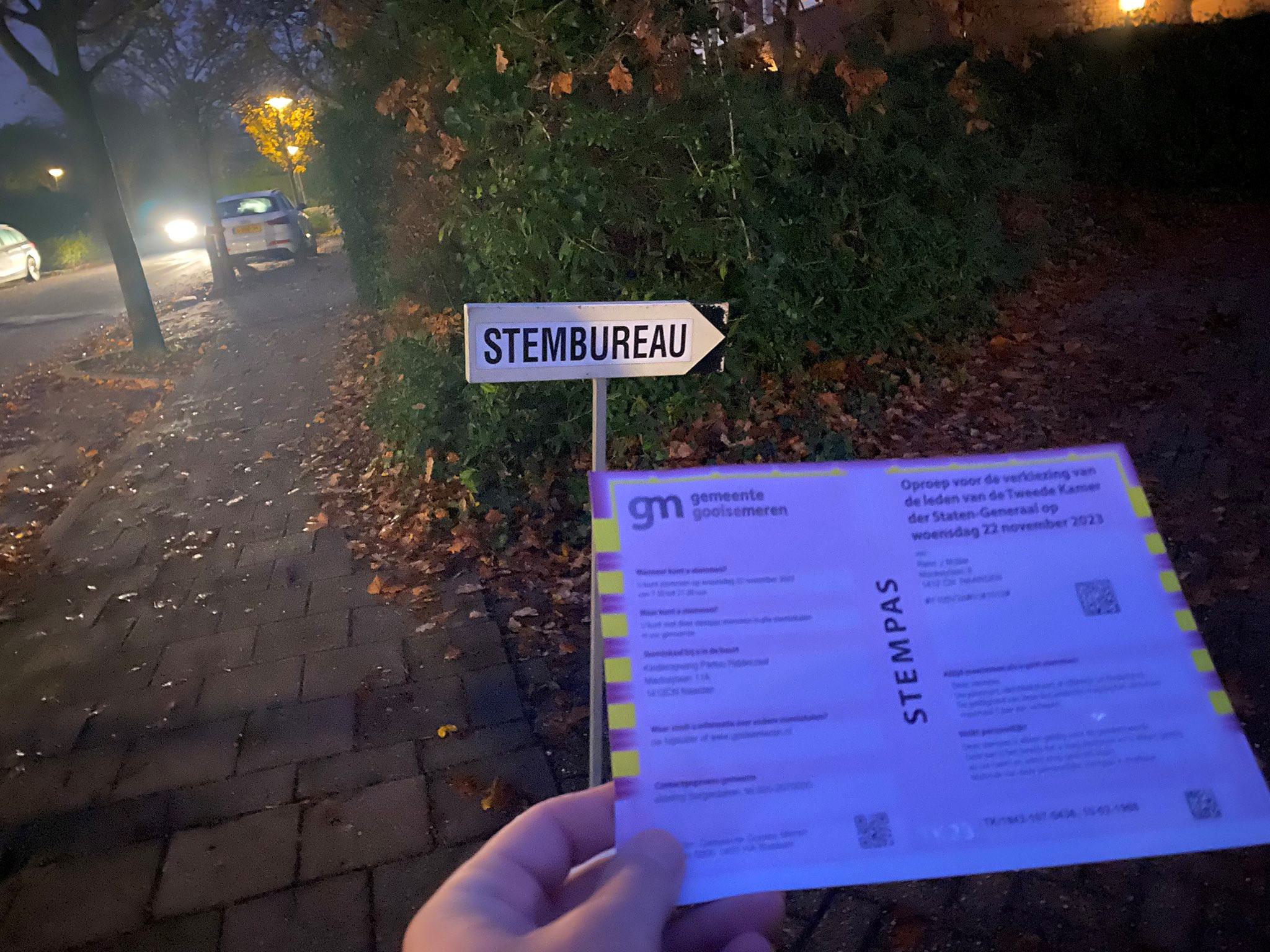 Helaas lukte het me dit keer niet om als eerste te stemmen | column