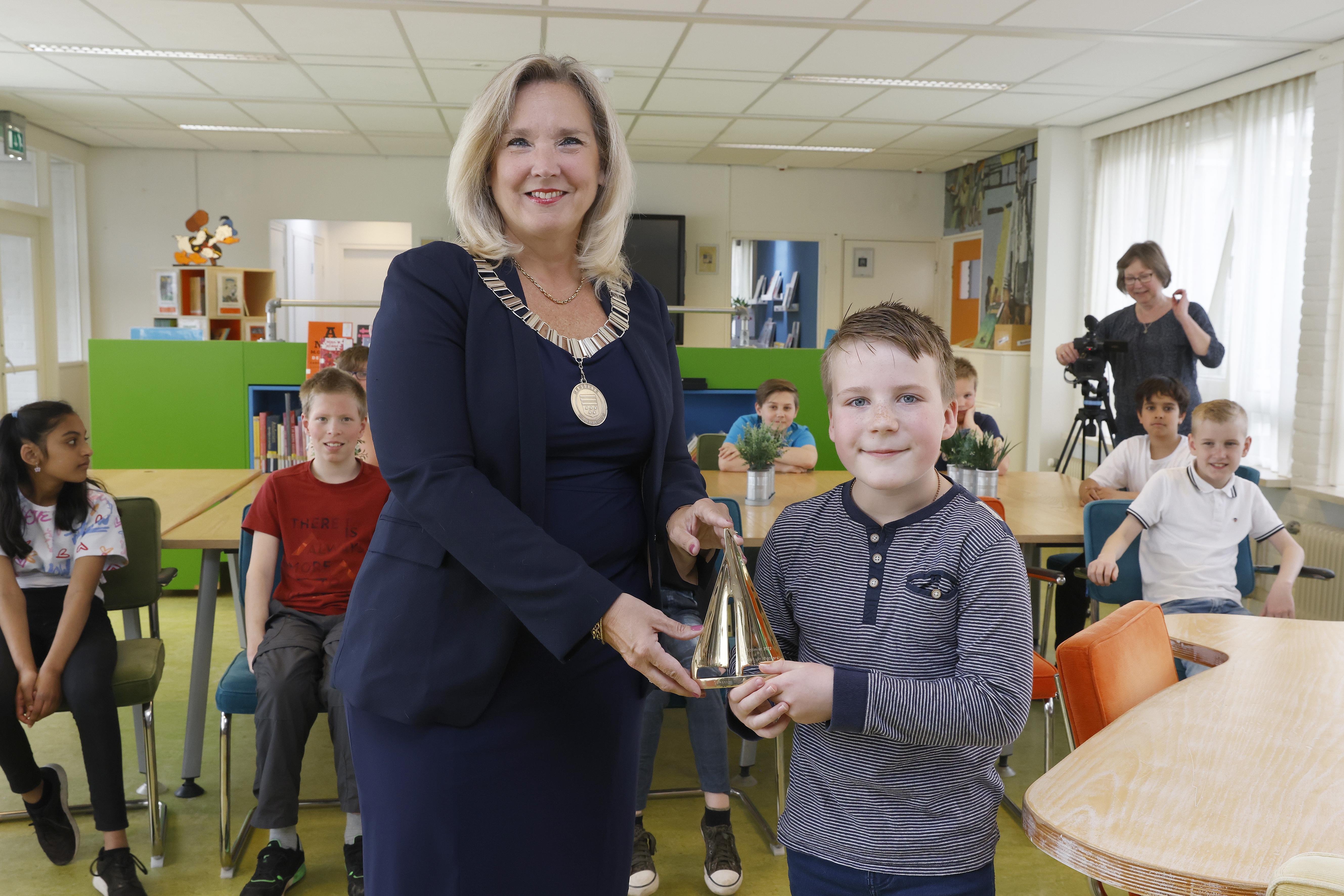 Kortenhoever Julian Hendriks (15) en Ankevener Damian van Wigcherden (10) onderscheiden met De Optim
