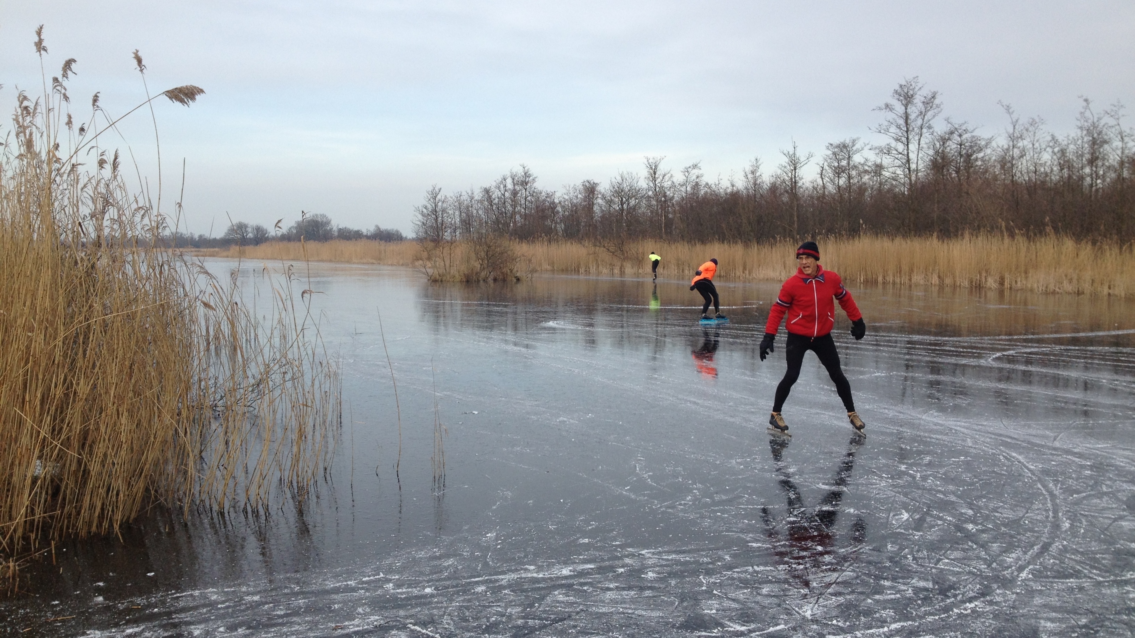Eerste schaatsers gesignaleerd in Ankeveen