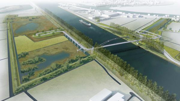 Brug per boot in Nigtevecht