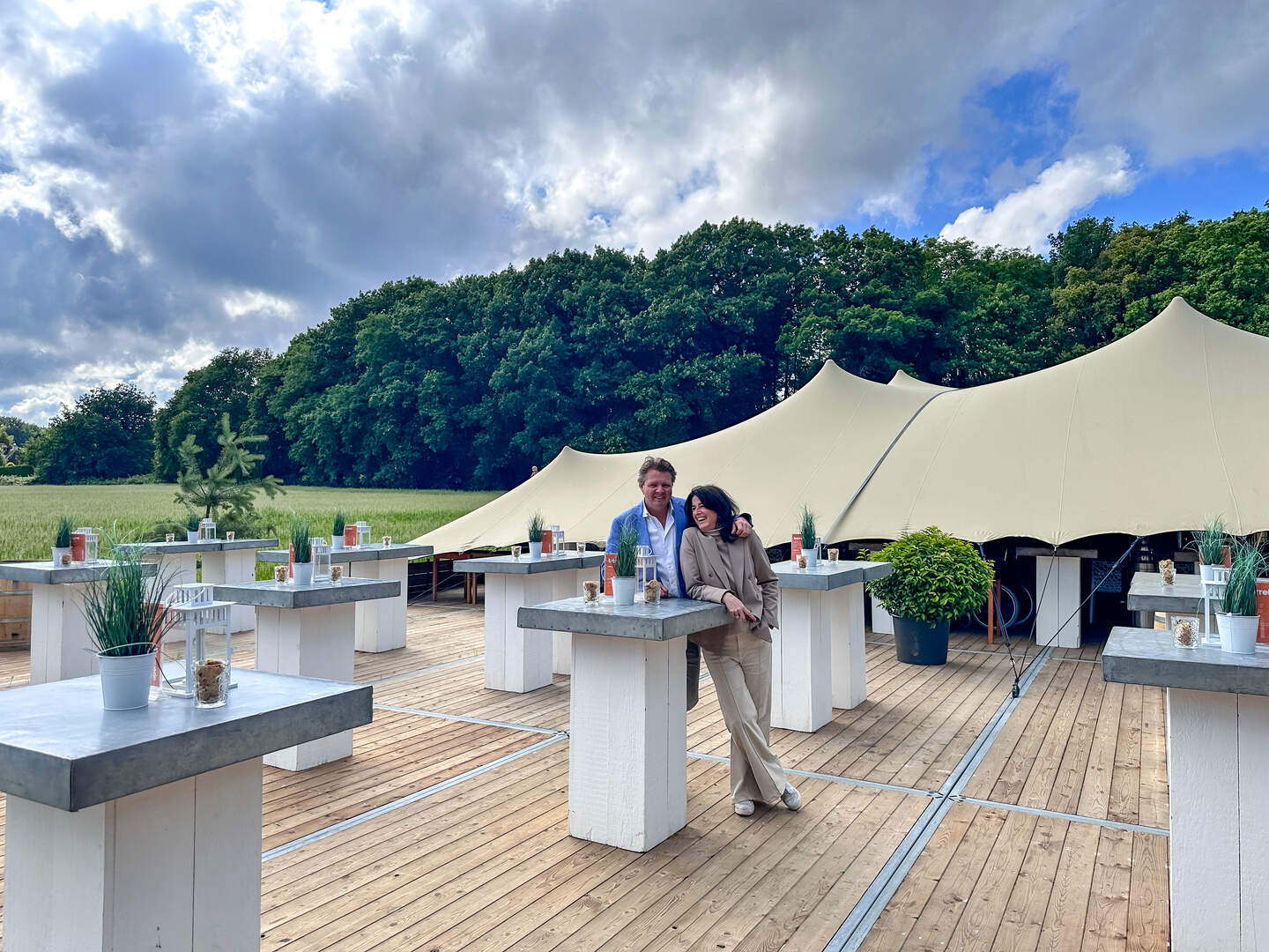 Maarten en Caroline Beuningh van catering- en evenementenbedrijf zMaakt!